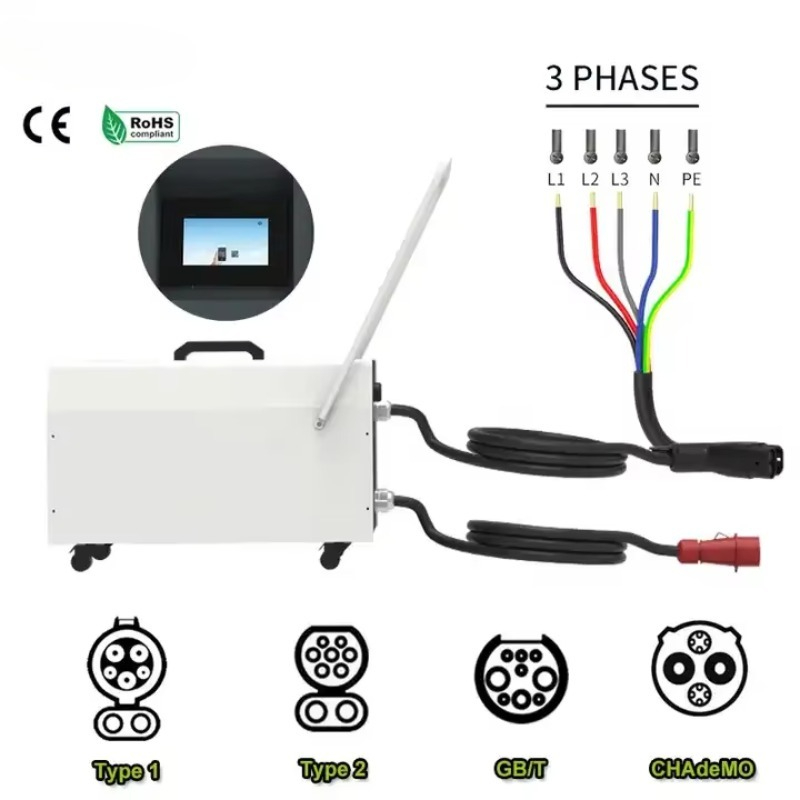 Портативная зарядная станция 2 – обзор и цена Portable Dc Fast Charger 20Kw Ccs2