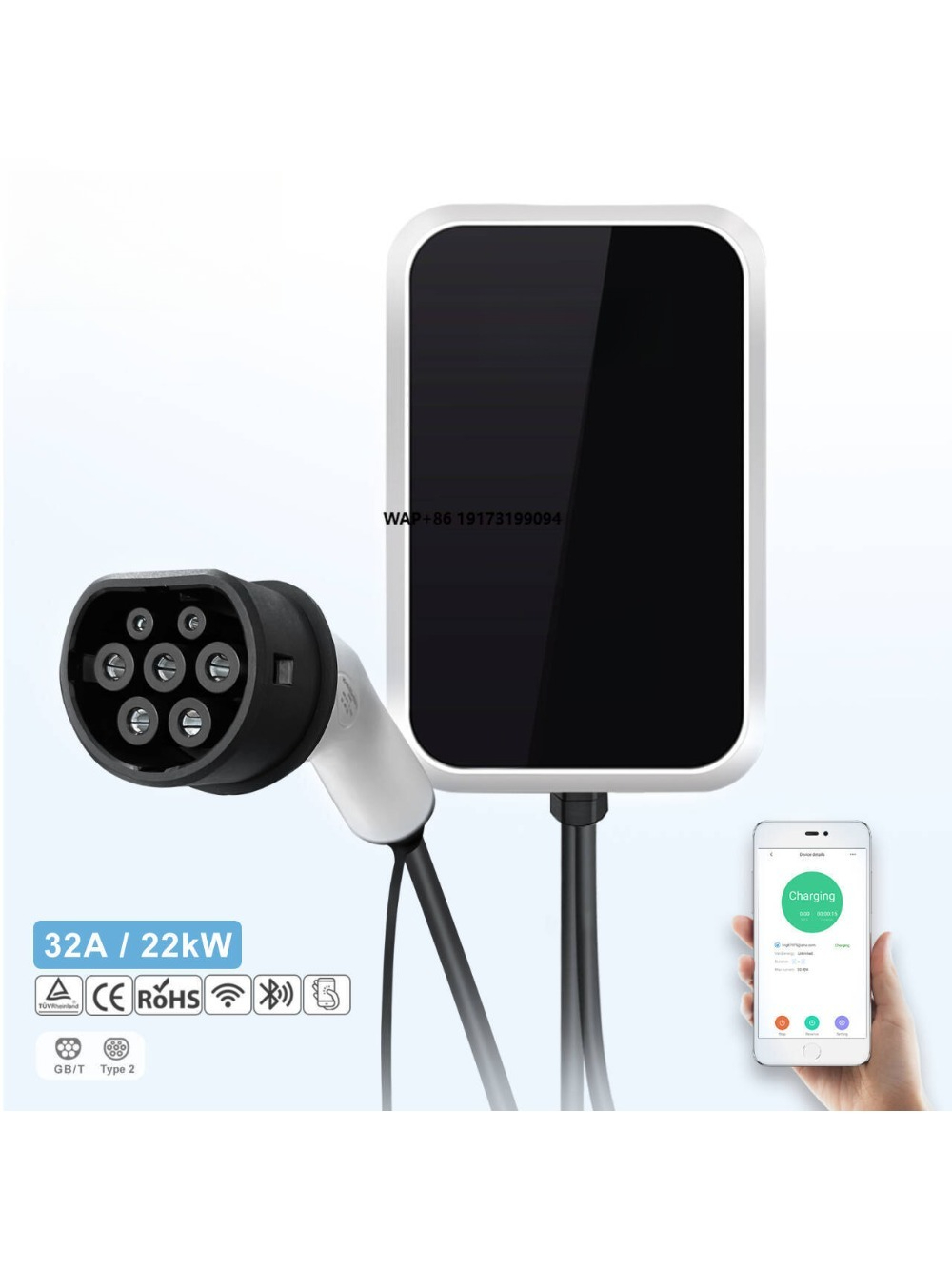 Зарядная станция переменного т – обзор и цена 22Kw Wallbox Type 2 Ocpp Rfid