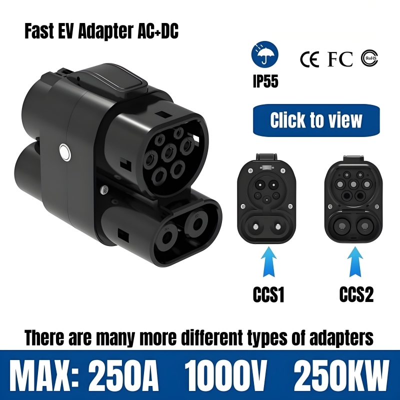 Адаптер для зарядки электромоб – обзор и цена Ccs2 To Ccs1 Fast Charge Adapter 250Kw