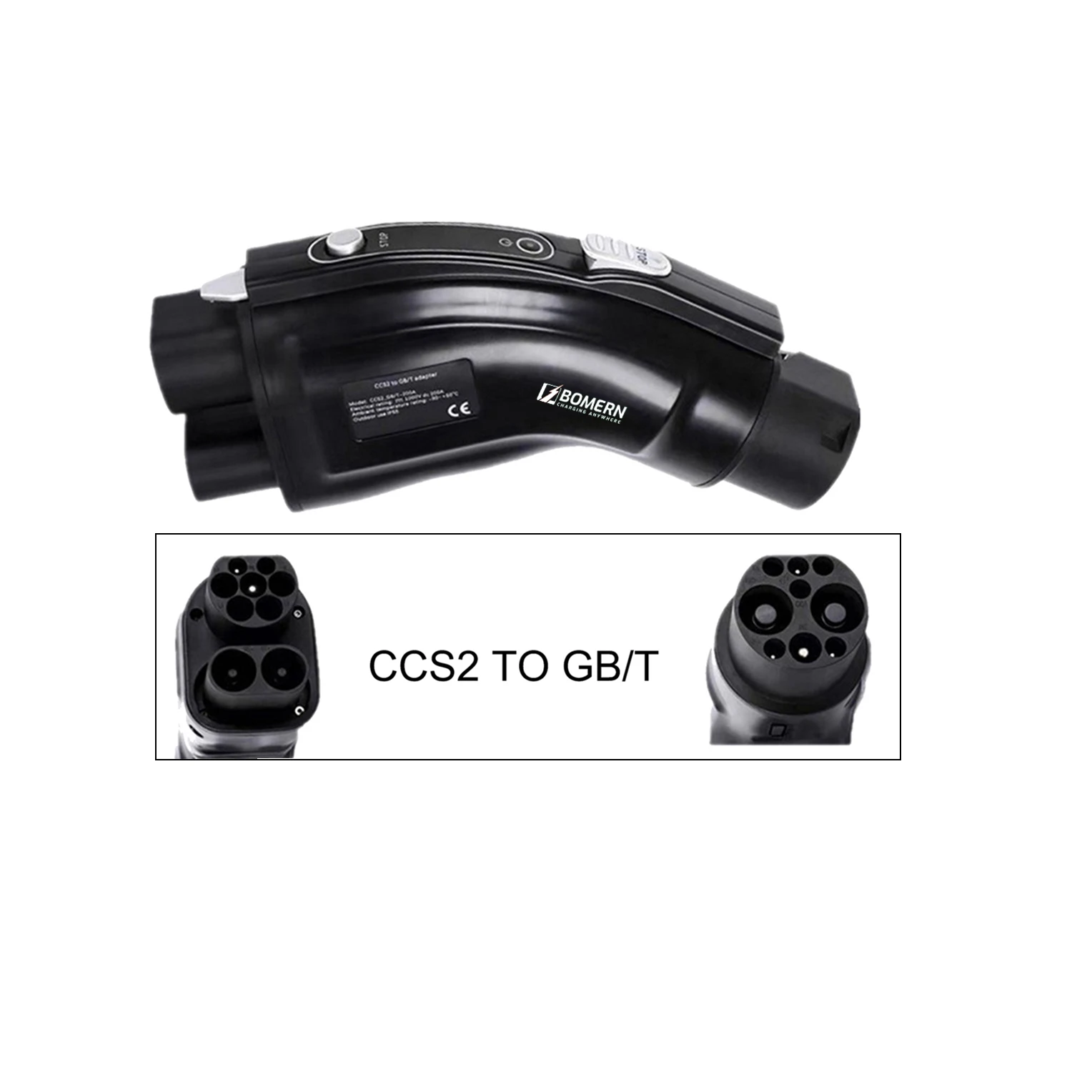 Новый адаптер для быстрой заря – обзор и цена Gb/T To Ccs2 200A Fast Charging Adapter