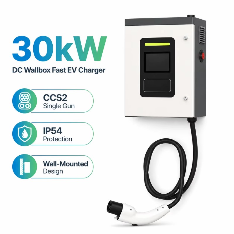 Индивидуальная коммерческая за – обзор и цена Dc Fast Charger 30Kw Wallbox Commercial