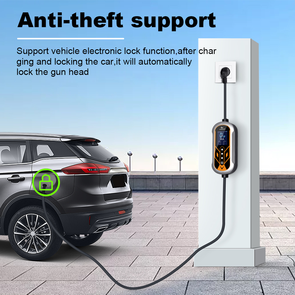 ADPOW Портативные 32A Type2 За – обзор и цена Portable Ev Charger 32A Type 2 Cee Plug